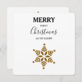 Vrolijk kerstfeest als mijn vader - Glitter Glitte (Voorkant / Achterkant)