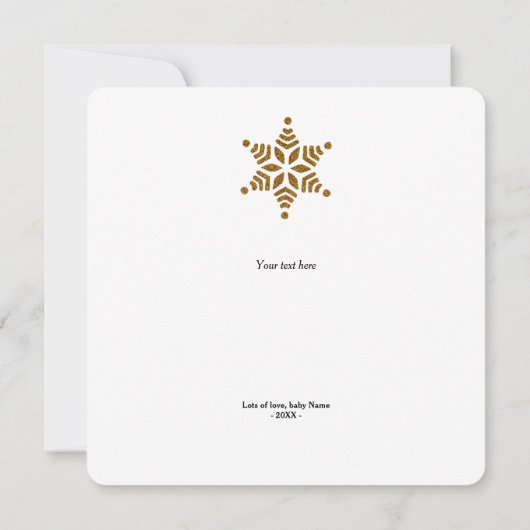 Vrolijk kerstfeest als mijn vader - Glitter Glitte (Achterkant)