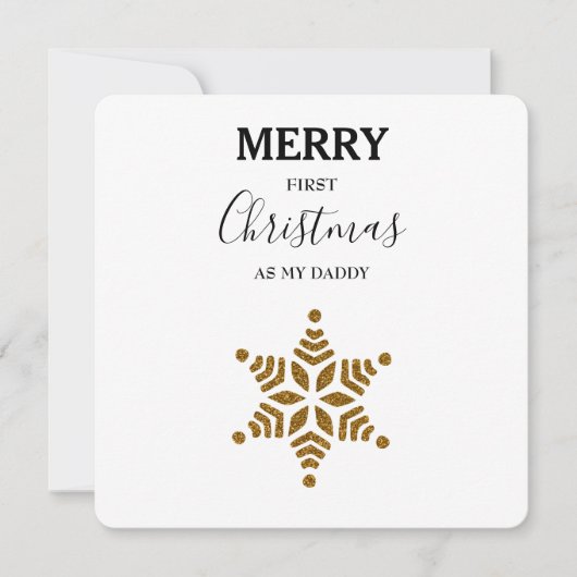 Vrolijk kerstfeest als mijn vader - Glitter Glitte (Voorkant)