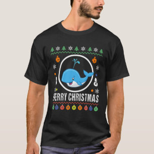 Vrolijk kerstfeest als Ugly Sweater Xmas Knit T-shirt