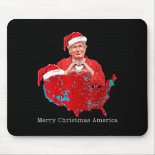 Vrolijk Kerstfeest Amerika Donald Trump Dekking Xm Muismat
