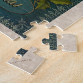 Vrolijk kerstfeest, Angels Retro Legpuzzel (Zijkant)