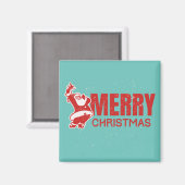 Vrolijk Kerstfeest - Anton Design Magnet (Voorkant / Achterkant)