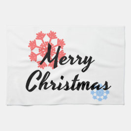 Vrolijk kerstfeest. Apparel voor mannen en vrouwen Theedoek