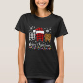 Vrolijk kerstfeest Assistent Teeth Buffalo Pla T-shirt (Voorkant)