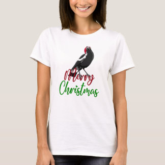 Vrolijk kerstfeest Australisch t-shirt