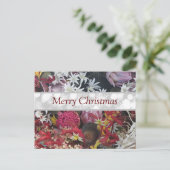 Vrolijk kerstfeest Australische inheemse bloemen Briefkaart (Staand voorkant)