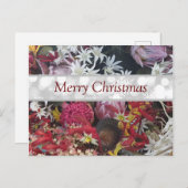 Vrolijk kerstfeest Australische inheemse bloemen Briefkaart (Voorkant / Achterkant)