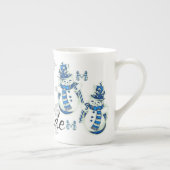 Vrolijk kerstfeest, Baby het is koud buiten Porselein Kop (Rechts)