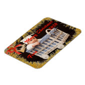 Vrolijk kerstfeest Baby/ Kind Aangepaste foto's &  Magneet (Linkerzijde)