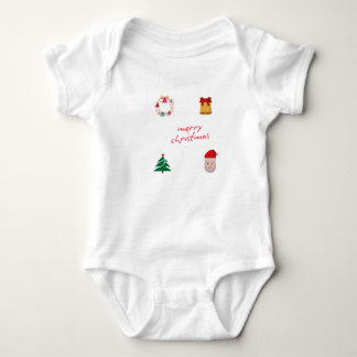 Vrolijk kerstfeest baby romper