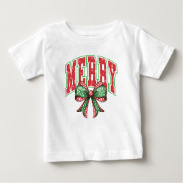 Vrolijk Kerstfeest Baby T-shirts