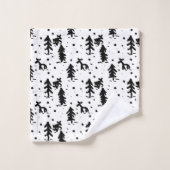 Vrolijk kerstfeest! bad handdoek (Wasdoekje)