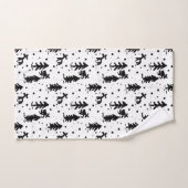 Vrolijk kerstfeest! bad handdoek (Handdoek)