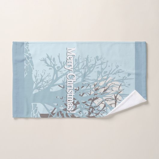 Vrolijk kerstfeest! bad handdoek (Handdoek)