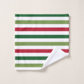 Vrolijk kerstfeest bad handdoek (Wasdoekje)