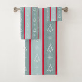 Vrolijk kerstfeest bad handdoek (Insitu)