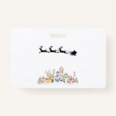 Vrolijk kerstfeest badge (Voorkant)