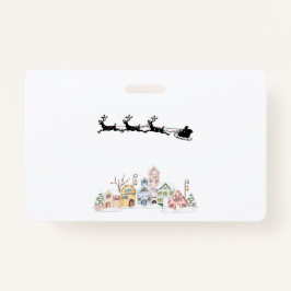 Vrolijk kerstfeest badge