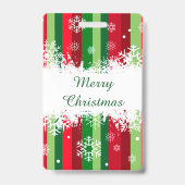 Vrolijk kerstfeest badge (Achterkant)