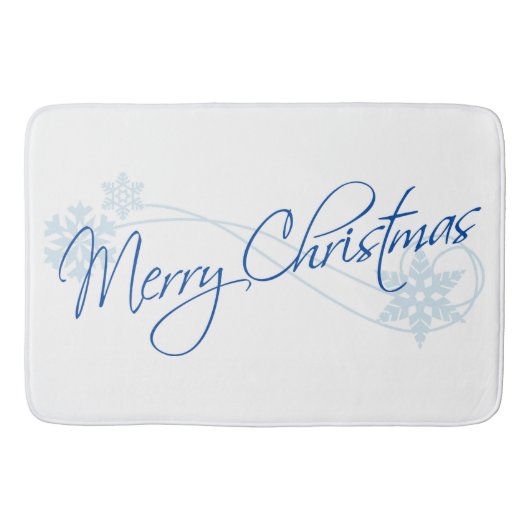 Vrolijk kerstfeest badmat (Voorkant)