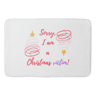 Vrolijk kerstfeest badmat
