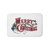 Vrolijk kerstfeest  badmat (Voorkant)