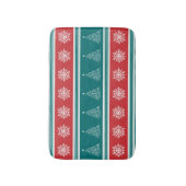 Vrolijk kerstfeest badmat (Voorkant Verticaal)