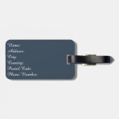 Vrolijk kerstfeest bagagelabel (Achterkant horizontaal)