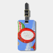 Vrolijk kerstfeest bagagelabel (Voorkant verticaal)