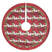 Vrolijk kerstfeest Basketball Lovers Kerstboom Rok (Voorkant)