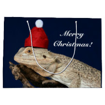 Vrolijk Kerstfeest Bearded Dragon Lizard - Santa H