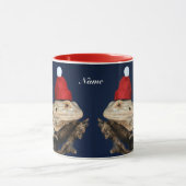 Vrolijk Kerstfeest Bearded Dragon Lizard - Santa H Mok (Midden)