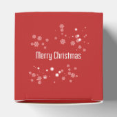 Vrolijk kerstfeest bedankdoosjes (Bovenkant)