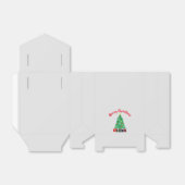 Vrolijk kerstfeest bedankdoosjes (Uitgevouwen)