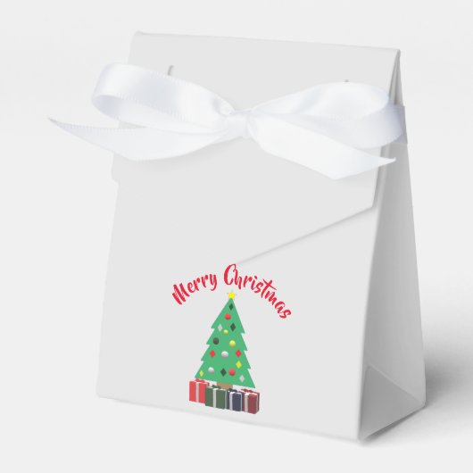 Vrolijk kerstfeest bedankdoosjes (Voorkant Zijde)