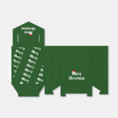 Vrolijk kerstfeest bedankdoosjes (Uitgevouwen)