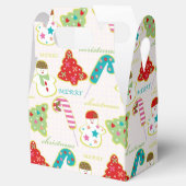 Vrolijk kerstfeest bedankdoosjes (Geopend)