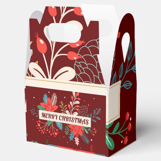 Vrolijk kerstfeest bedankdoosjes (Geopend)