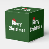 Vrolijk kerstfeest bedankdoosjes (Voorkant Zijde)