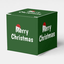 Vrolijk kerstfeest bedankdoosjes