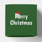 Vrolijk kerstfeest bedankdoosjes (Bovenkant)