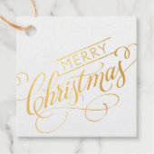 Vrolijk kerstfeest bedankjes labels (Voorkant)