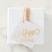 Vrolijk kerstfeest bedankjes labels (Met doos)