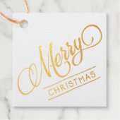 Vrolijk kerstfeest bedankjes labels (Voorkant)