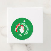 Vrolijk kerstfeest bedankjes labels (In situ)