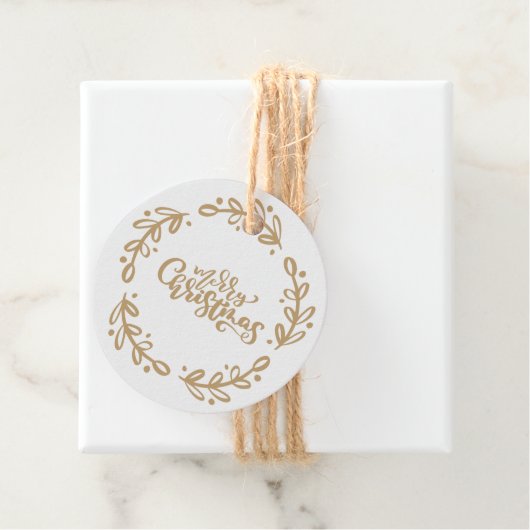 Vrolijk kerstfeest bedankjes labels (In situ)