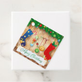 Vrolijk kerstfeest bedankjes labels (In situ)