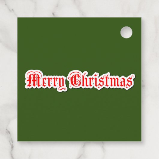 Vrolijk kerstfeest bedankjes labels (Achterkant)