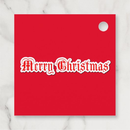 Vrolijk kerstfeest bedankjes labels (Achterkant)